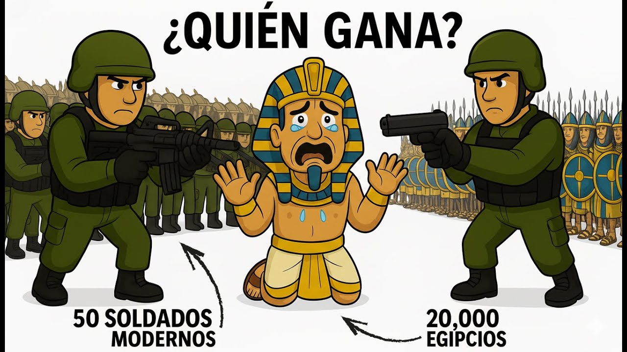 &iquest;Podr&iacute;an 50 Soldados Modernos Vencer al Fara&oacute;n Mas Poderoso?