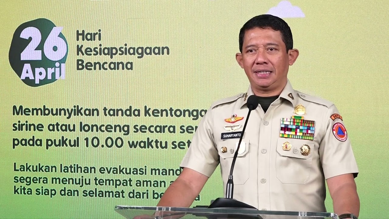 Arahan Kepala Badan Nasional Penanggulangan Bencana dalam HKB 2023