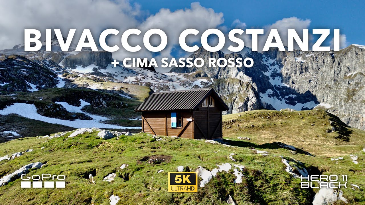 Notte al BIVACCO COSTANZI + CIMA SASSO ROSSO da Tovel w/ @SaraLazzari | Dolomiti di Brenta [5K]