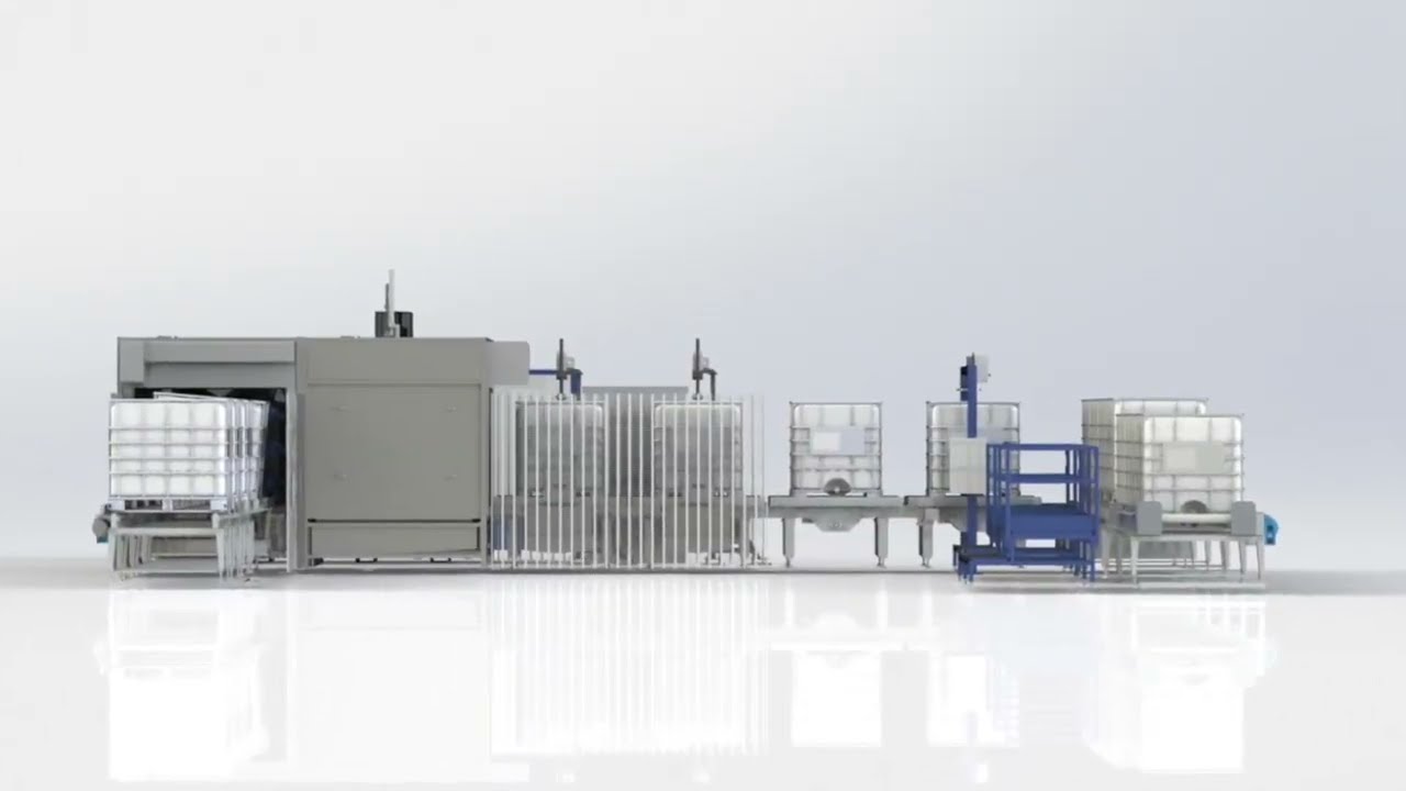 Automatic IBC Cleaning Station - CTW Cleaning Systems