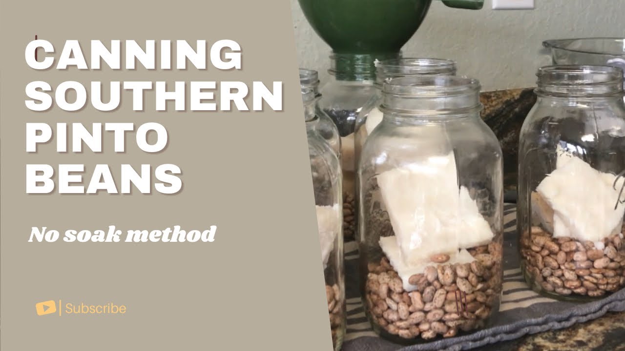 Canning Southern Pinto Beans