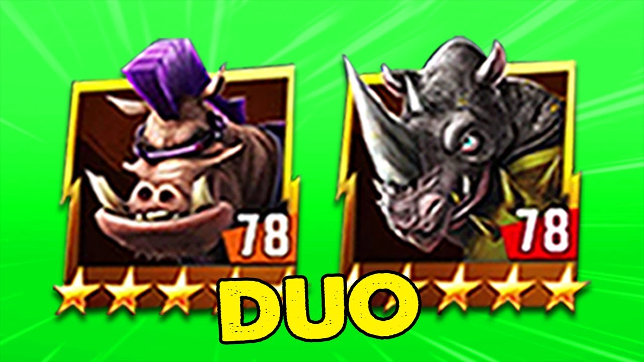 TMNT Legends Bebop & Rocksteady Duo Team