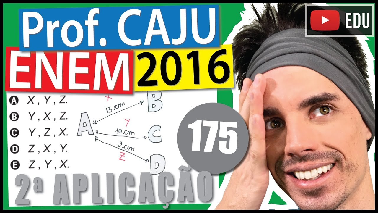 [ENEM 2016 2Ap] 175 📓 МАСШТАБ На карте масштабом 1:250 000 расстояние между городами A и B состав...