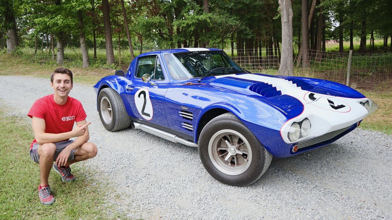 Corvette Grand Sport 1963 года выпуска | Запуск, выхлоп, тест-драйв, обзор