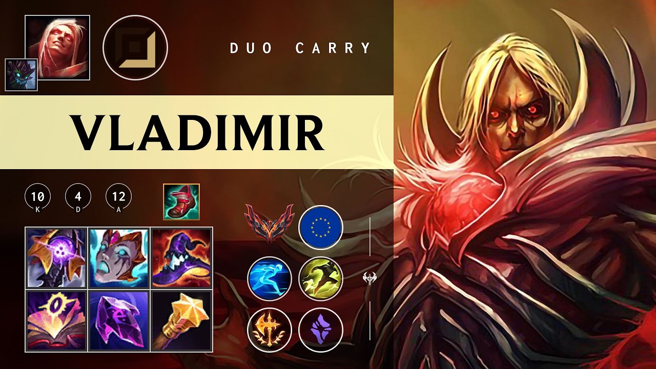 Vladimir Carry vs Yunara - EUW Grandmaster Patch 26.05