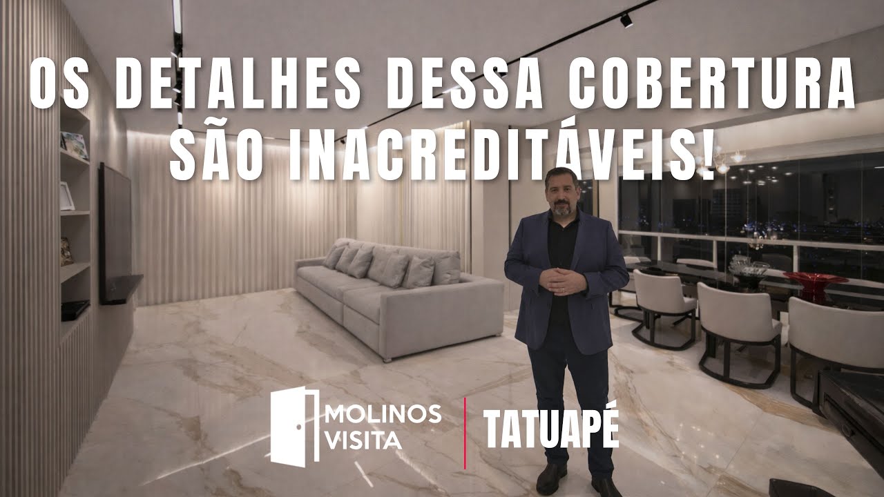 COBERTURA DE R$4.500.000 UMA DAS MELHORES DECORAÇÕES QUE APRESENTAMOS! | MC2771 | Molinos Visita