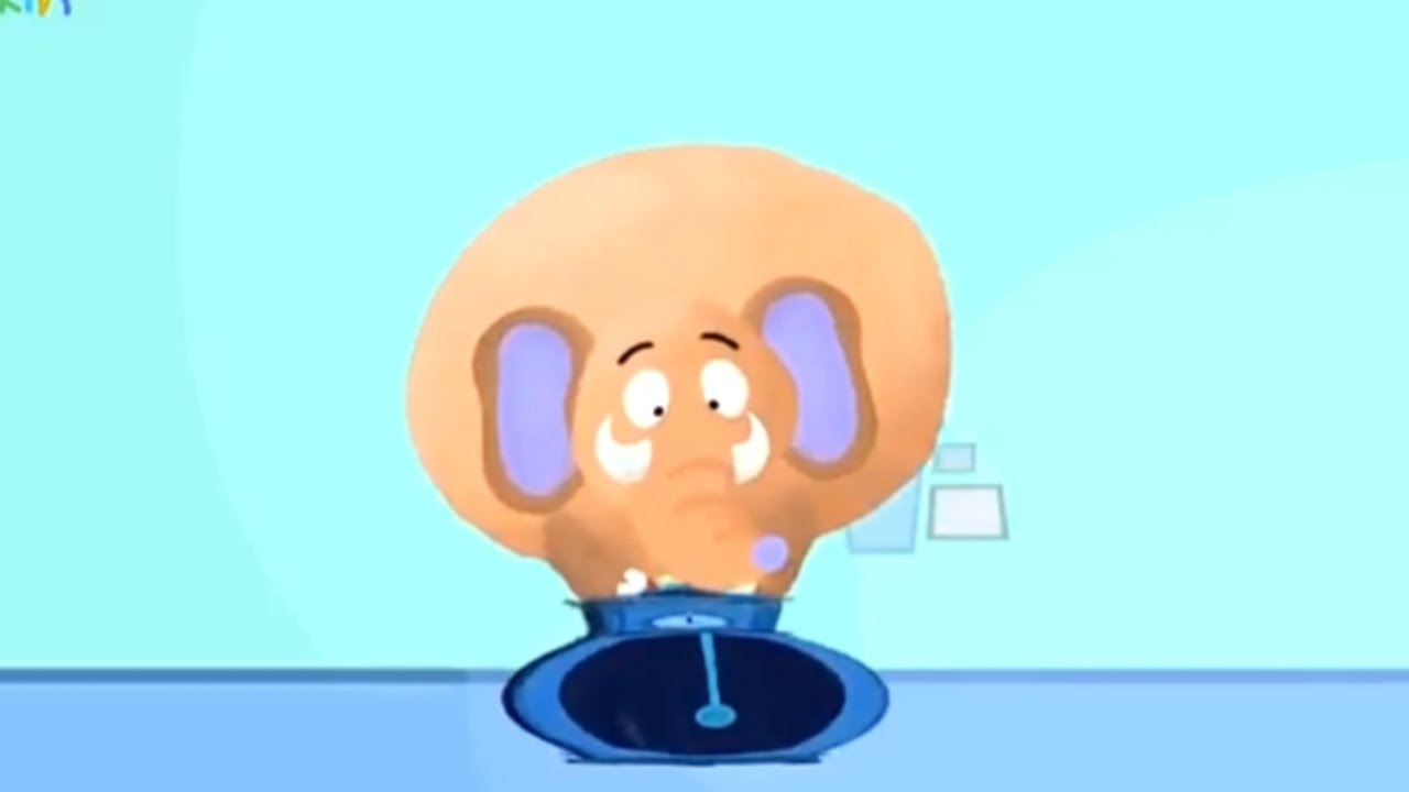 The elephant made it to the top of the clock | Hickory Dickory Dock