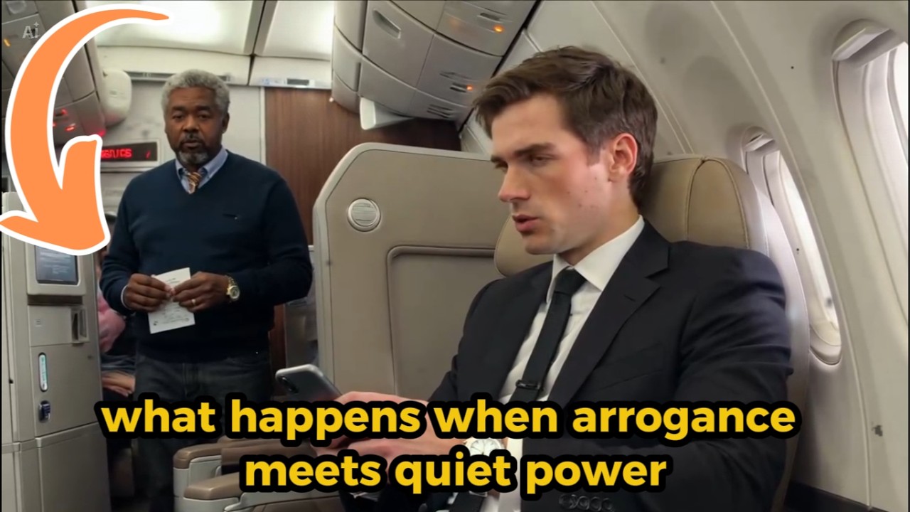Arrogant Passenger Steals Old Black Man’s Seat — Then Learns He Owns the Airline