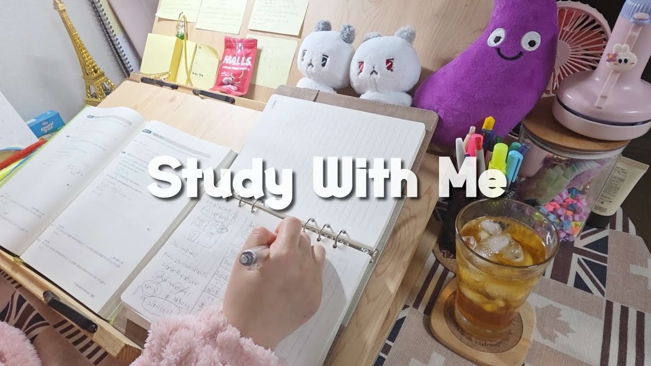 2026.01.05🌙 1h 10m Study With Me | 직장인 스터디 윗미 | ASMR 한적한 시골마을 귀뚜라미 소리가 들리는 밤