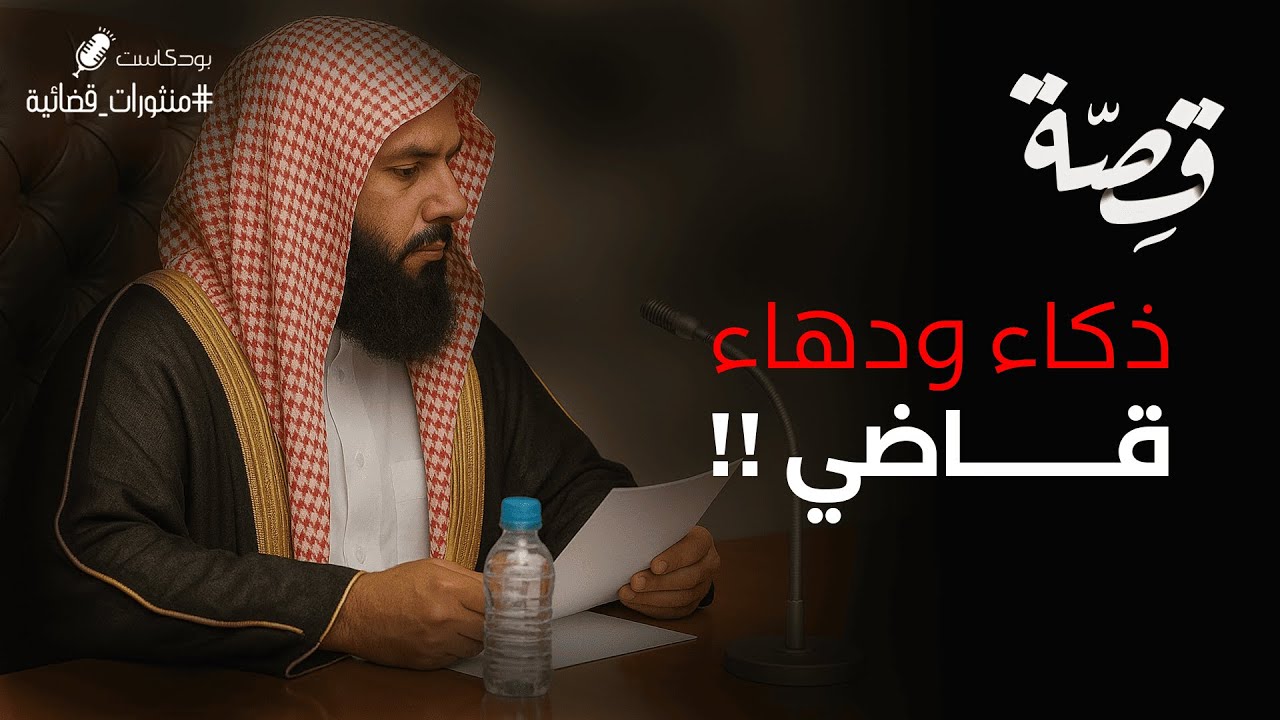 068 - قصة ذكاء ودهاء قاضي!! | بودكاست منثورات قضائية