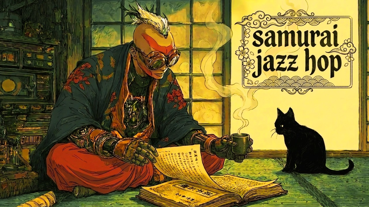 No Mercy, Just the Flow: Bold Shamisen Jazz Hop for relentless focus | 50min