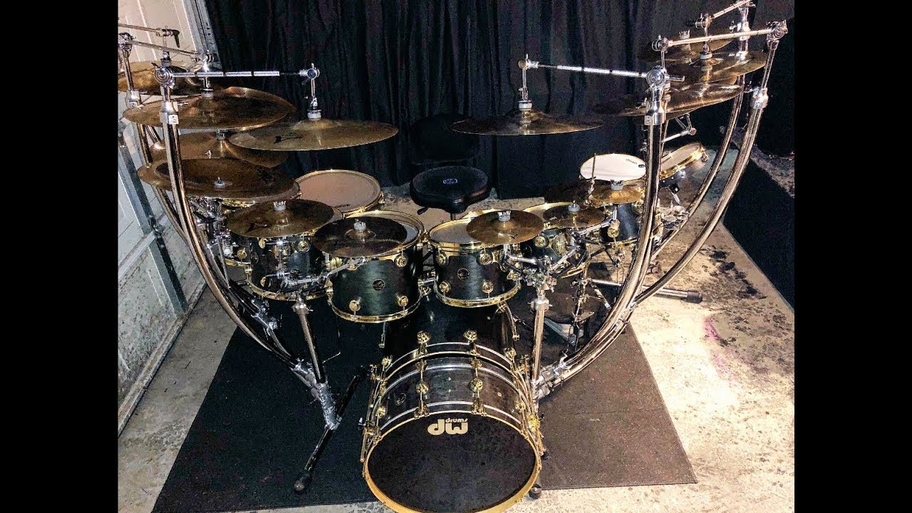 Drum Workshop Collectors Keller 1998 Ebony Satin with Brass Hardware