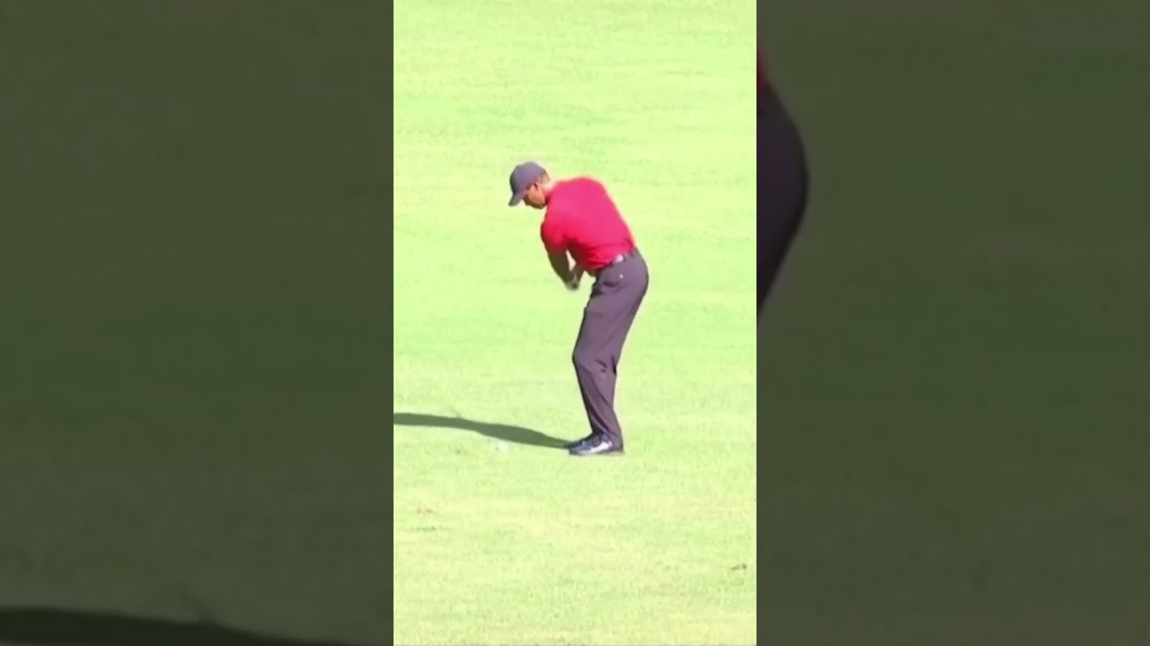 Tiger Woods en el Masters de Augusta de 2020 haciendo 10 golpes en el hoyo 12, un par 3.