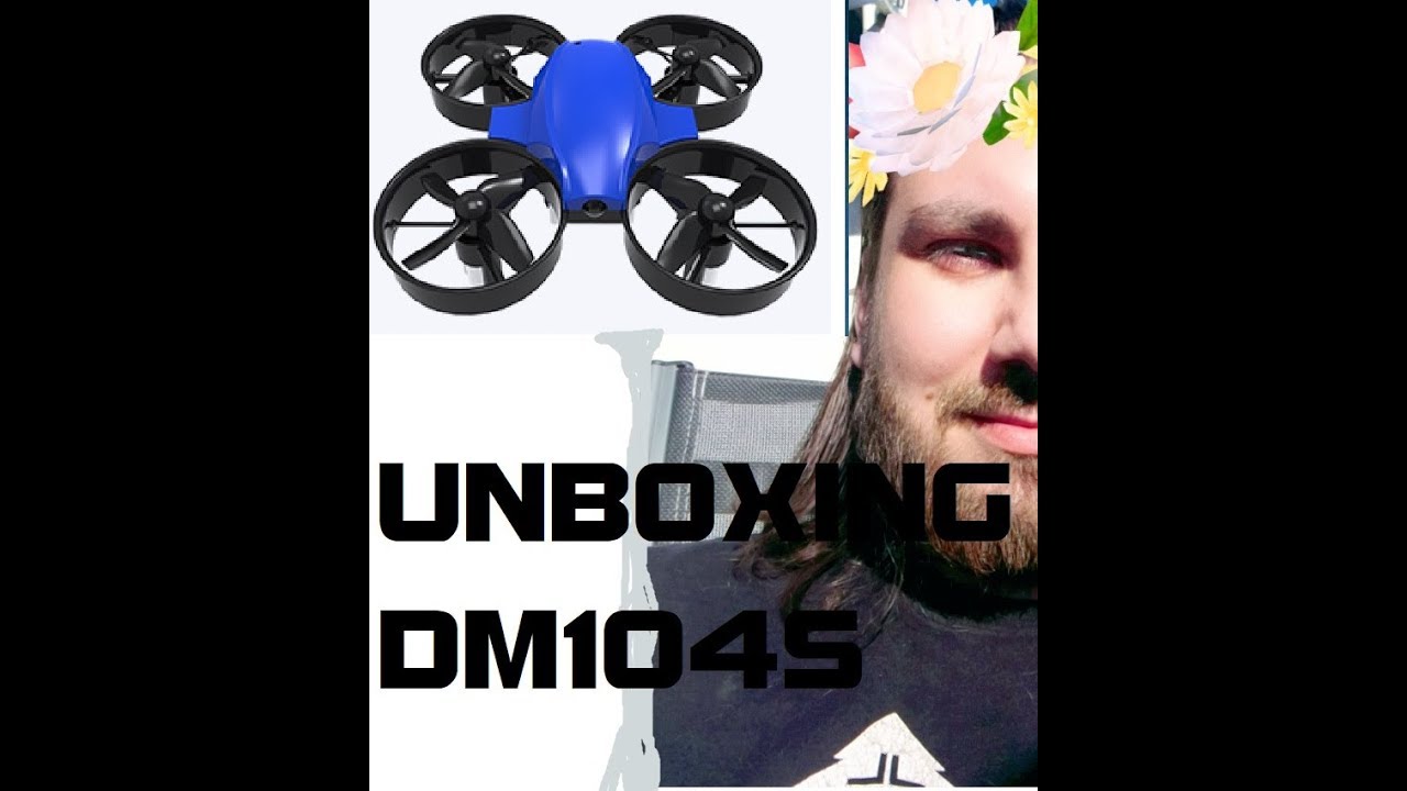 UNBOXING OF A NEW INDOOR MICRO DRONE DM104S