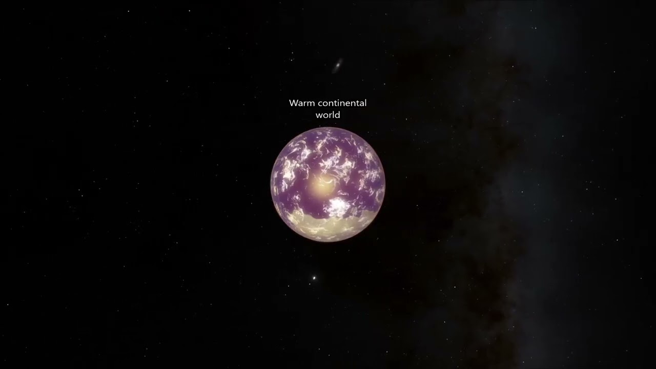 Gas Giant With Three Earth-Like Moons in SpaceEngine