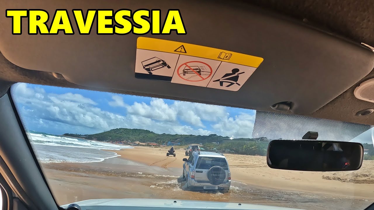 DE BAÍA FORMOSA ATÉ SAGI-RN PELA BEIRA MAR ATRAVESSANDO RIO NO 4X2