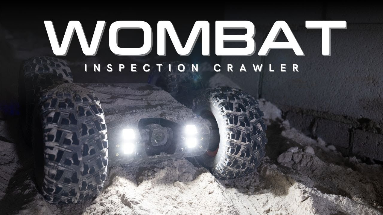 Wombat Inspection Crawler - Professional Remote Robot for Crawlspaces & Tight Areas - UplinkRobotics