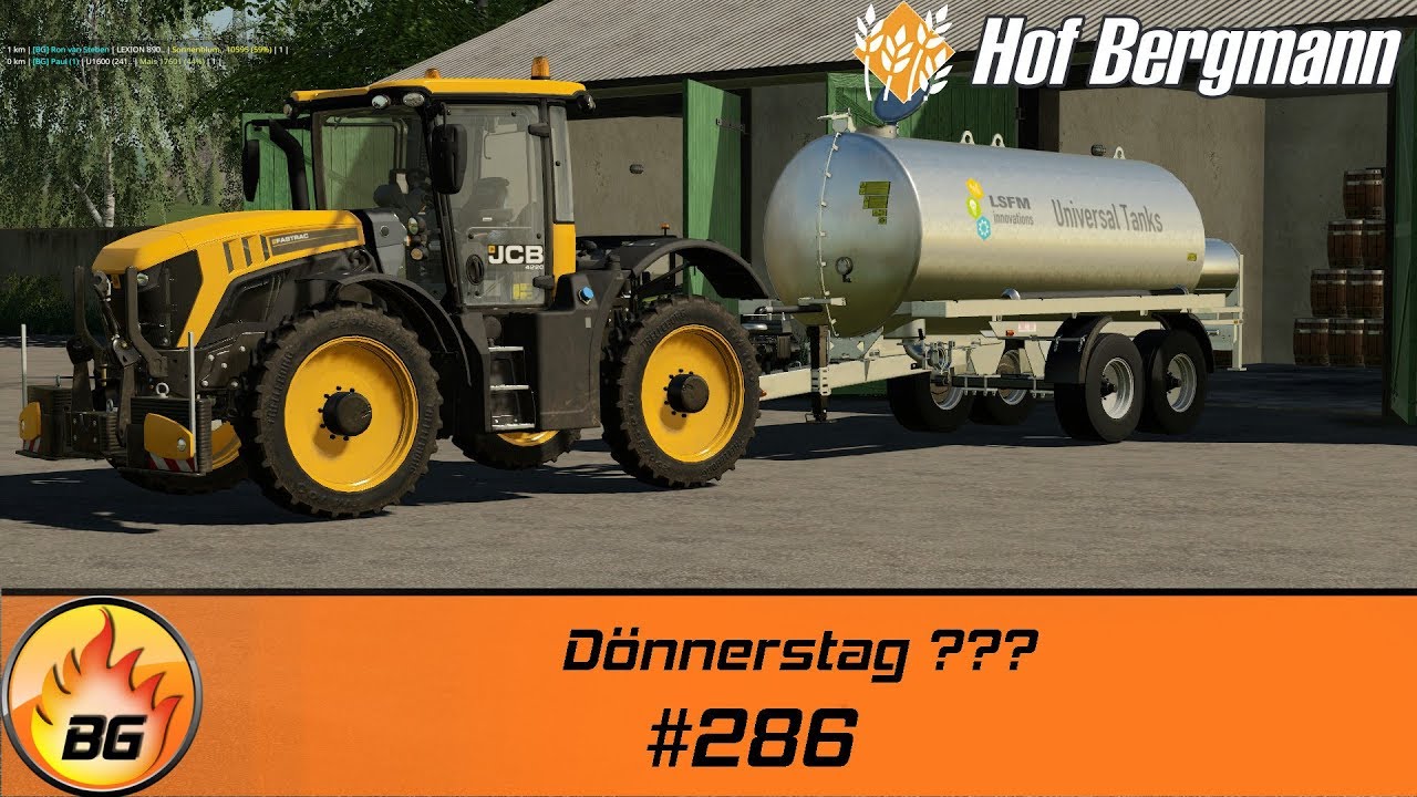 LS19 - Hof Bergmann #286 | Dönnerstag??? | FS19 | Let's Play [HD]