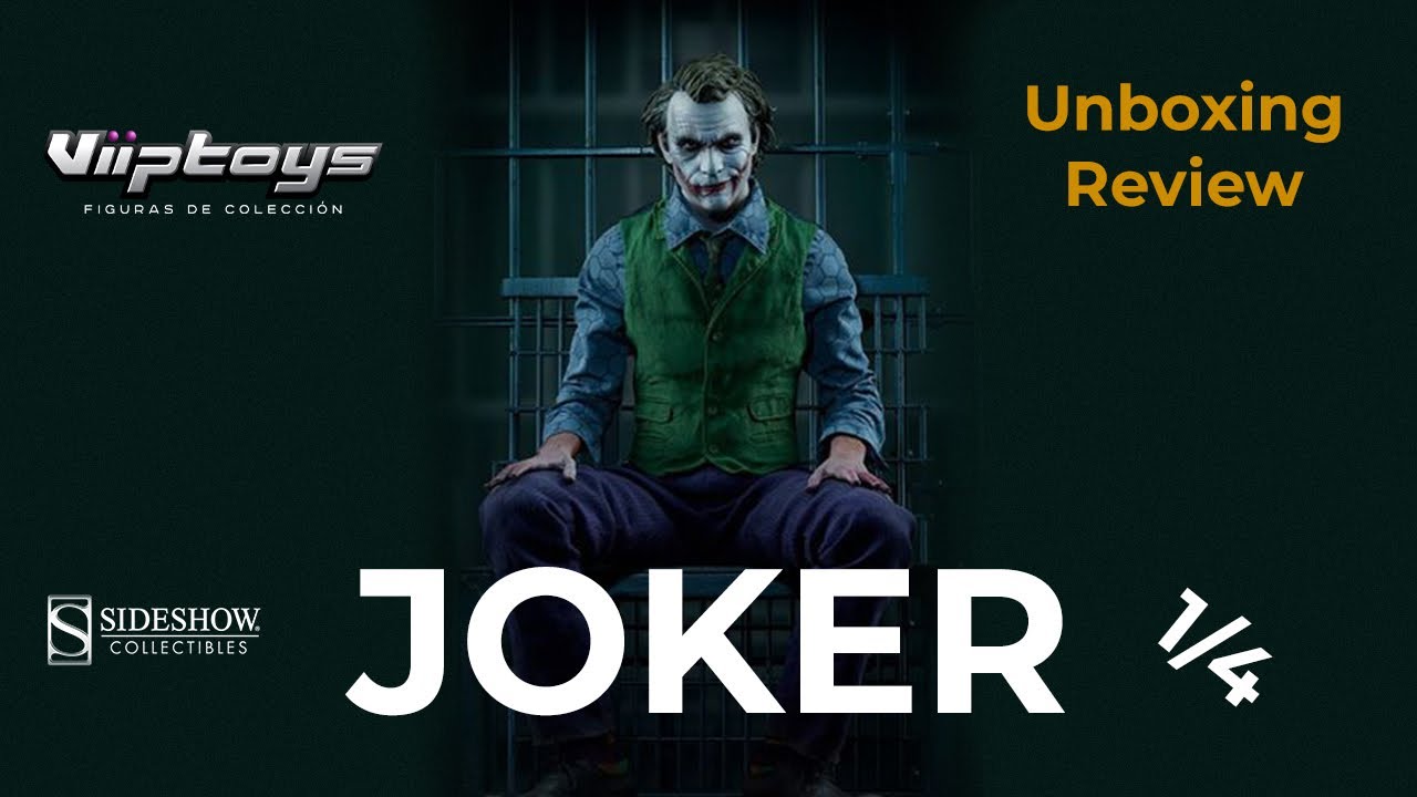 UNBOXING & REVIEW JOKER HEATH LEDGER'S PREMIUM STATUE 1/4 by Sideshow