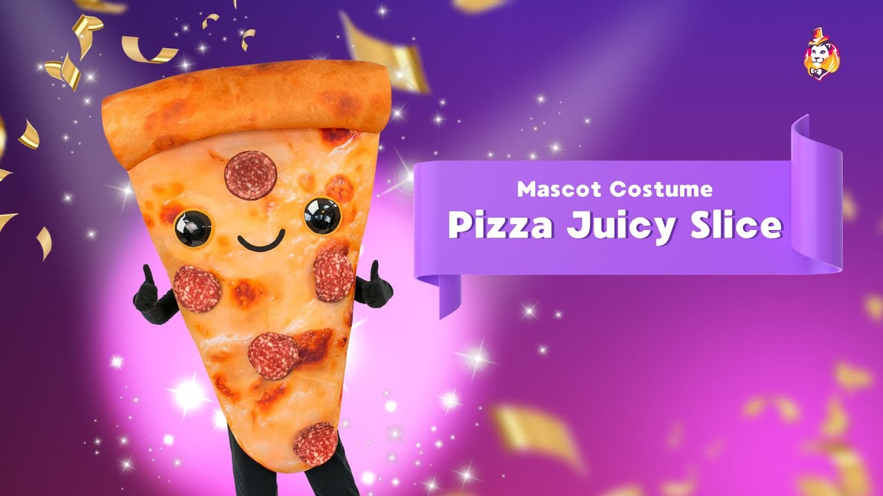 Pizza Juicy Slice Mascot Costume
