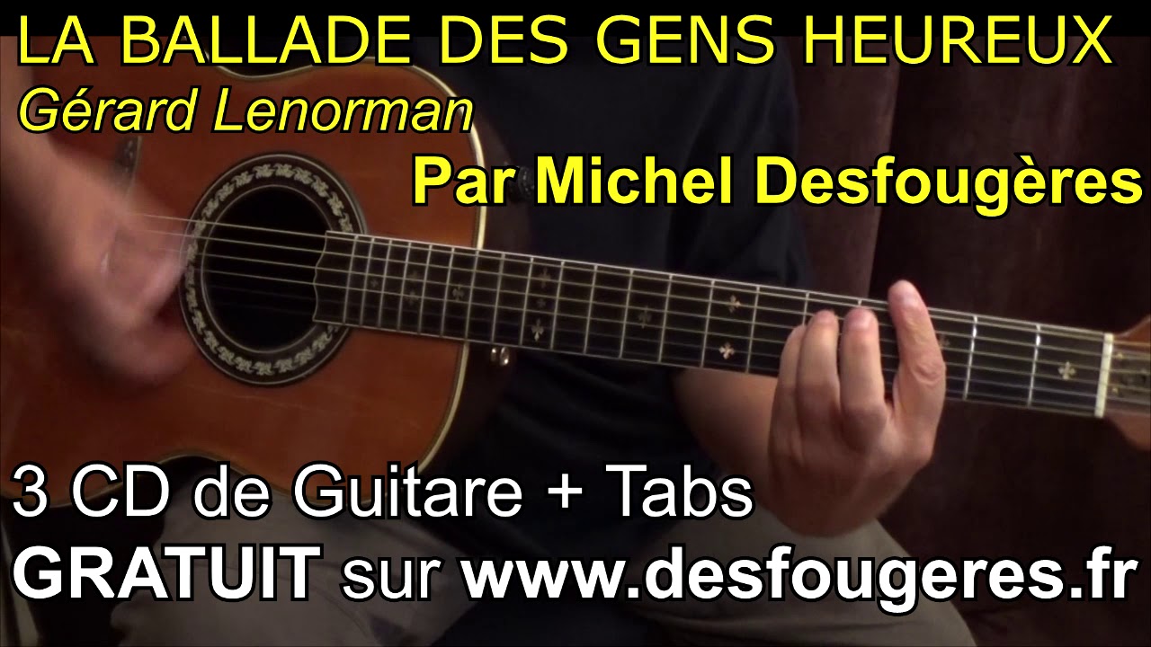 LA BALLADE DES GENS HEUREUX - Démo pour mes élèves (et pour les autres ;o)