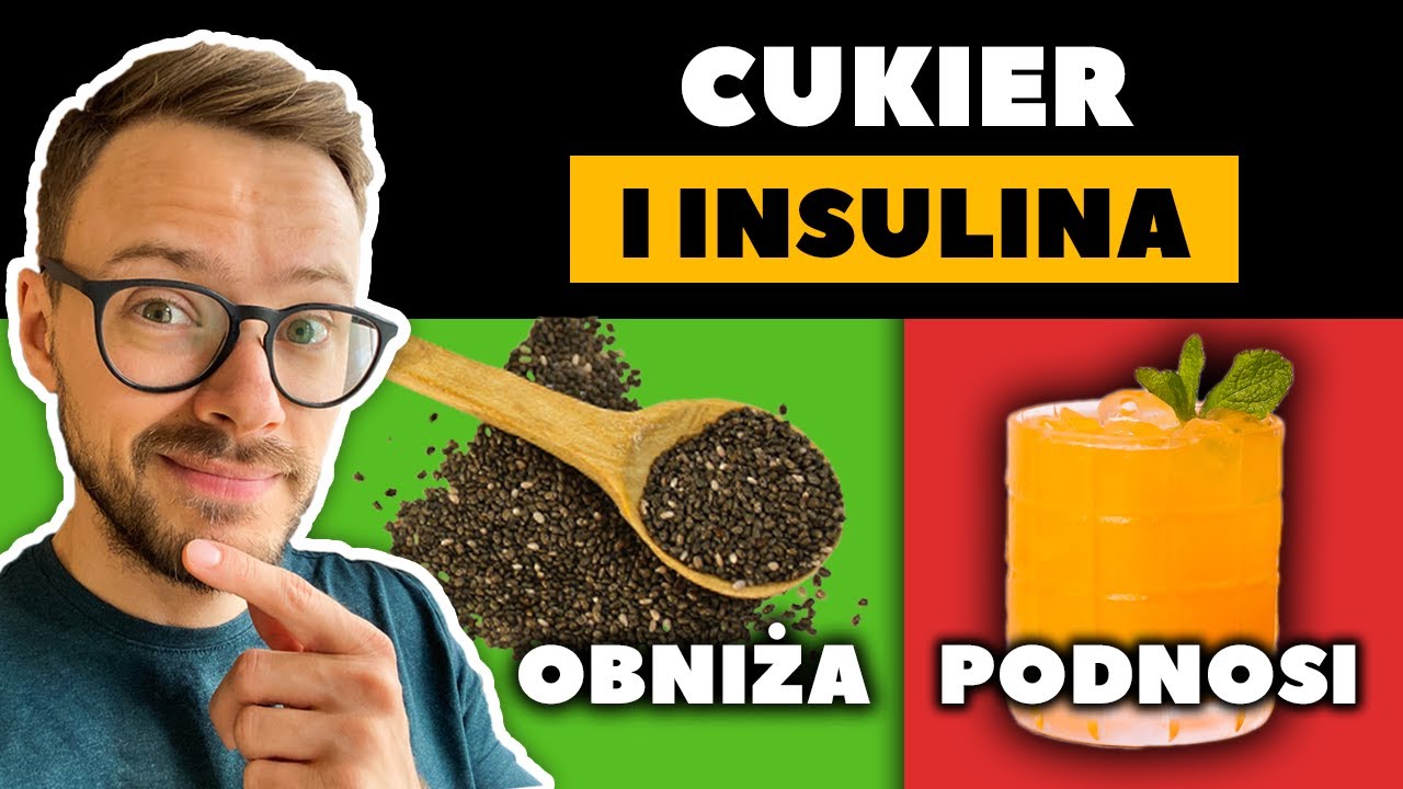 Zobacz co powoduje wysoki POZIOM INSULINY oraz co OBNIŻA cukier i co OBNIŻA insulinę | Nie słodzę