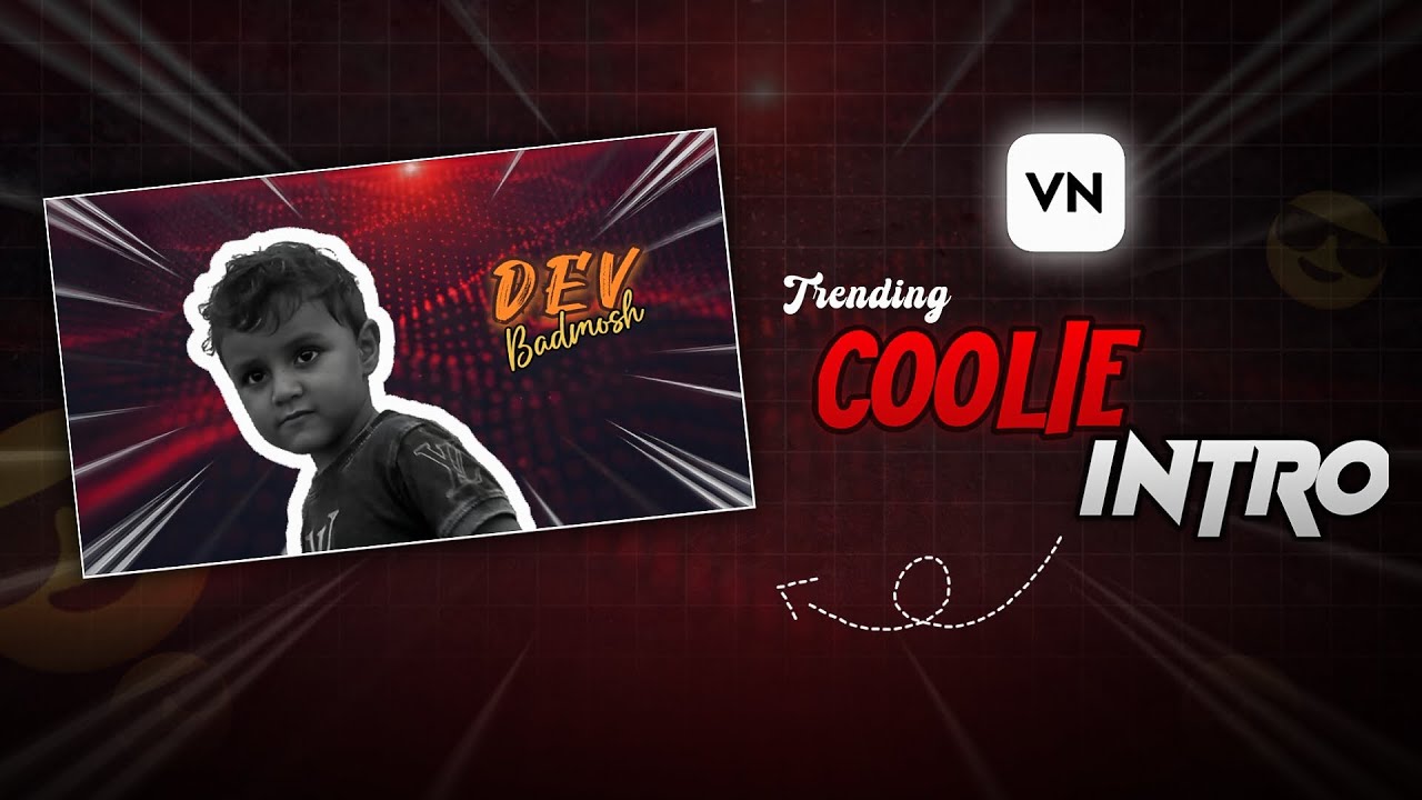 Trending Coolie Movie Intro Video Editing | Character Intro Editing in Vn App 
