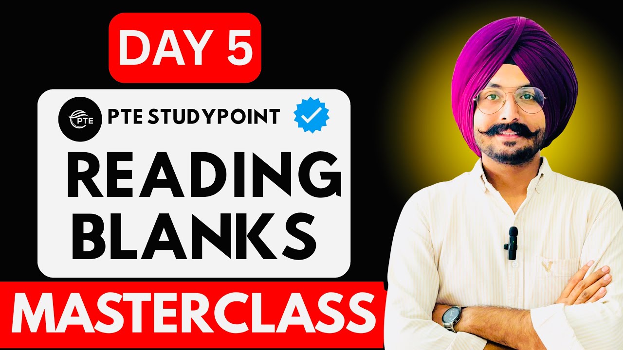 PTE Reading Fill in the Blanks Masterclass for Perfect 90