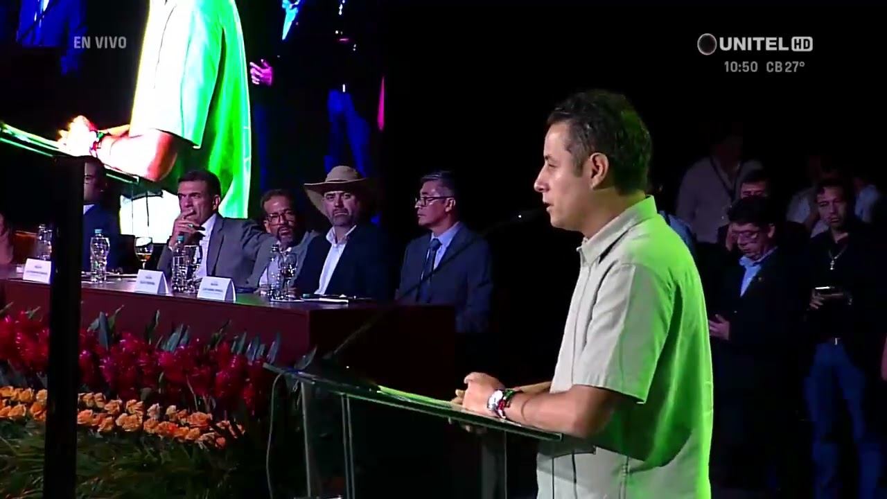 Discurso completo de Edmand Lara en la cumbre empresarial Visi&oacute;n Bolivia 2025