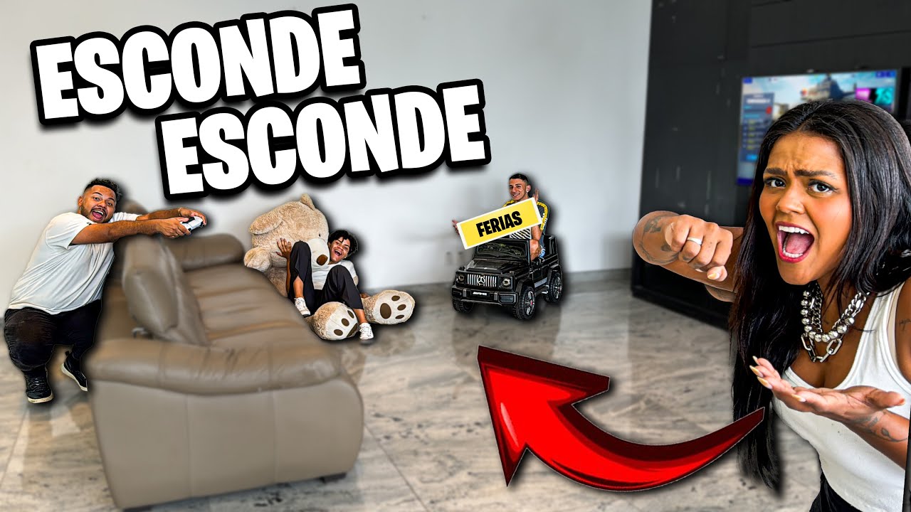 ESCONDE ESCONDE DE FERIAS!!!