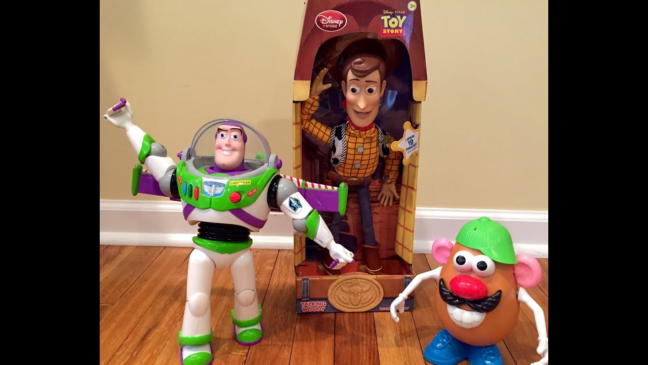 Toy Story Talking Woody featuring Buzz and Mr. Potato head