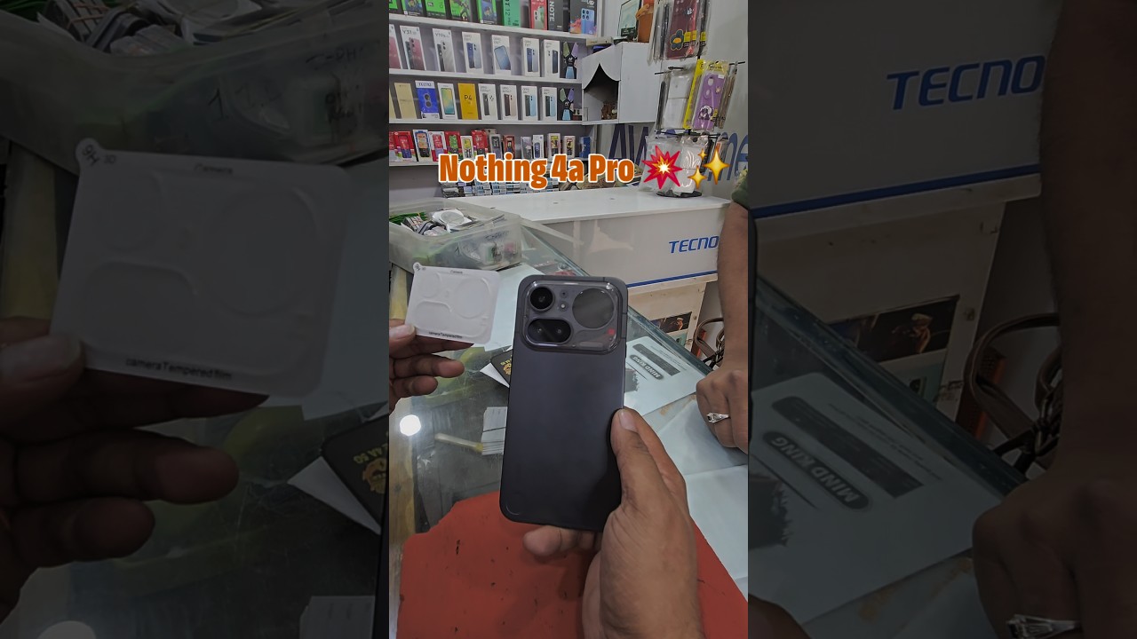 Nothing 4a Pro Camera Glass 💥 How to Nothing 4a Pro Camera Lens 📷 #shorts #trending #smartphone