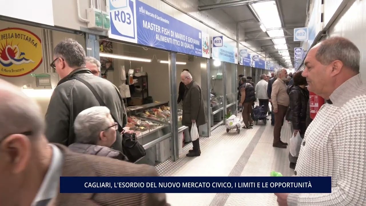 CAGLIARI, L'ESORDIO DEL NUOVO MERCATO CIVICO, I LIMITI E LE OPPORTUNITÀ 18 03 2025