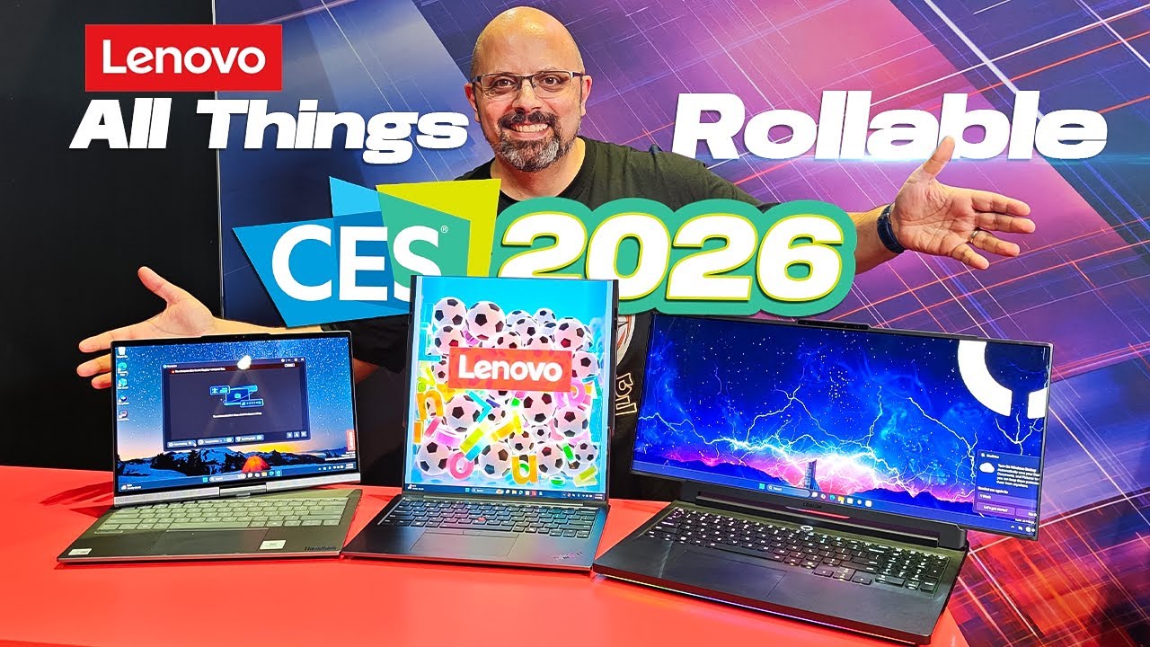 Lenovo CES 2026 Rollable PCs, Gaming Laptops & the Twist Model!