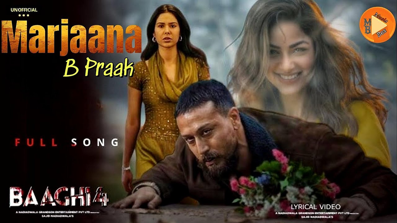 🎵 Marjaana | B Praak Style Romantic Punjabi Song | Bahgi, Tiger Sehrof | Composed by Nasir Khan 🎵