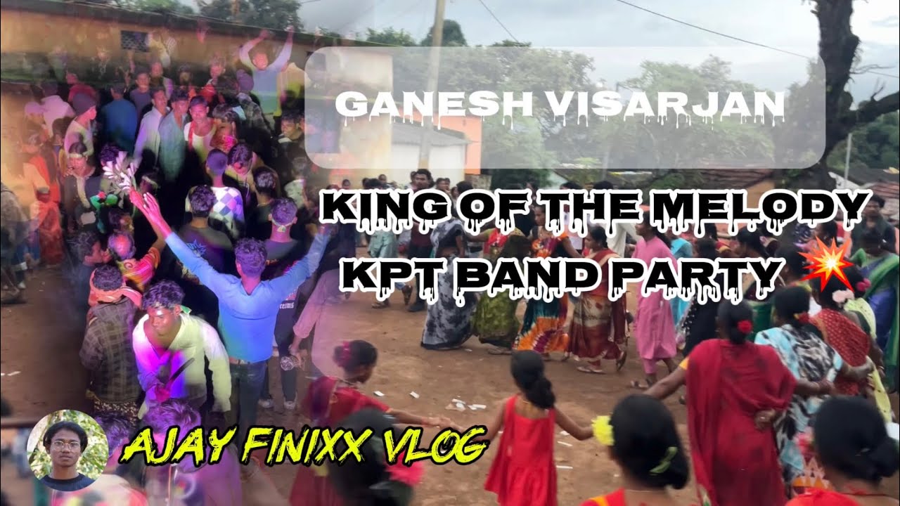 Ganesh Visarjan king of the melody kpt band party 💥 meet up ⬆️ guys #viral 