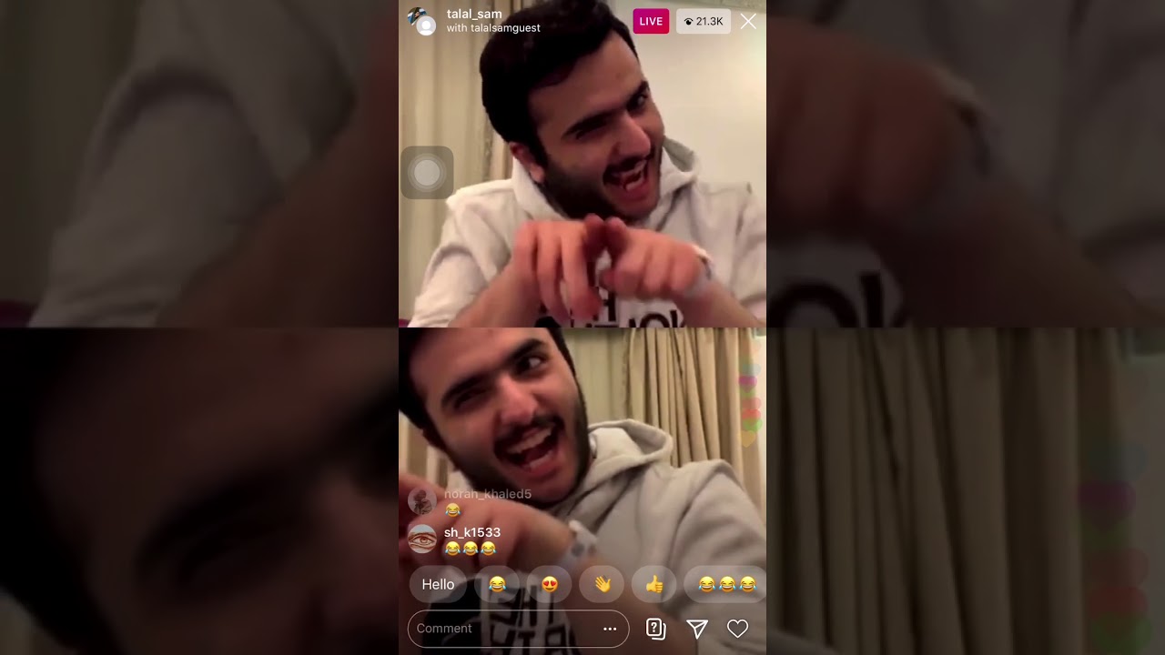 بث طلال سام مع التعليقات 😍| يسوي قست مع نفسه بشخصيتين و قست مع مساعد سام 😂