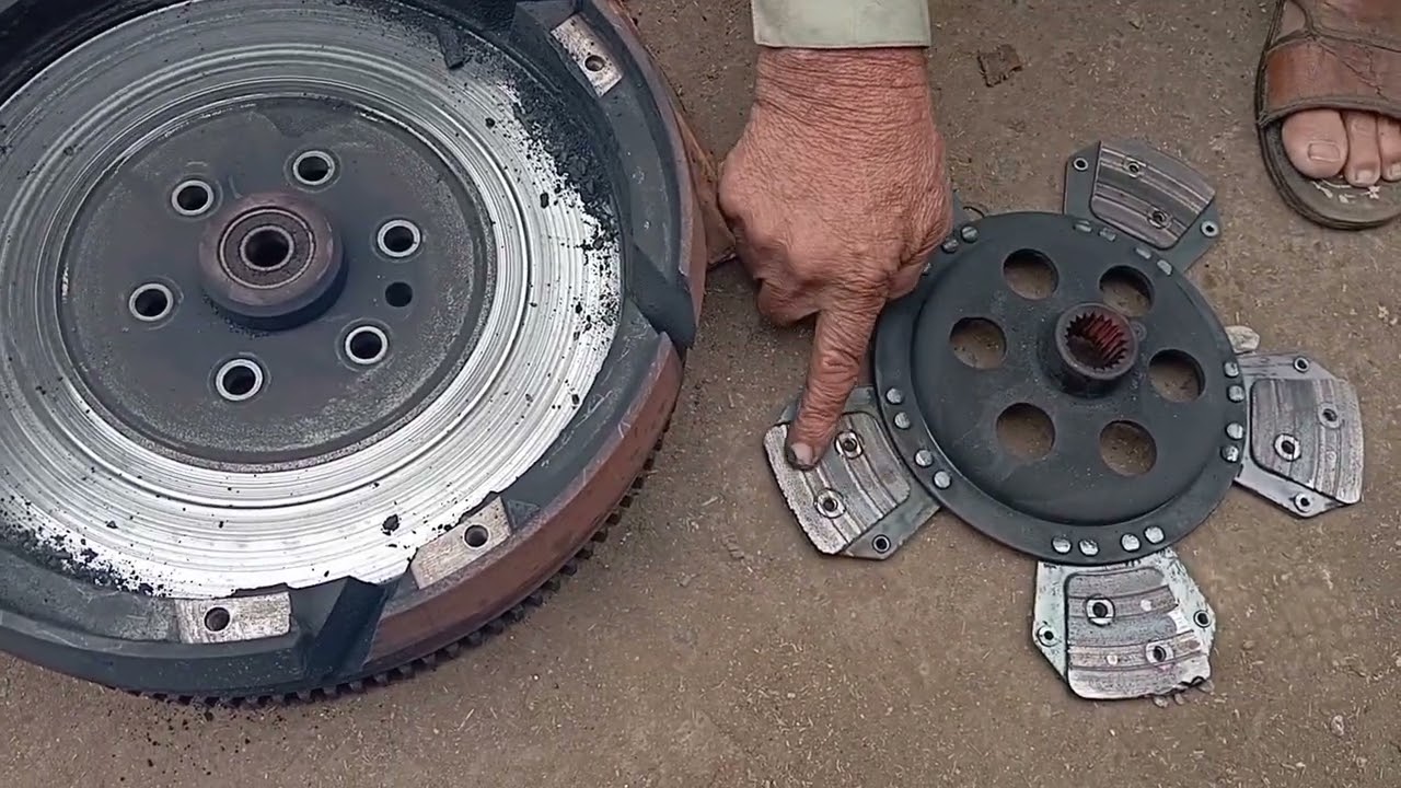 375 tractor clutch repairing