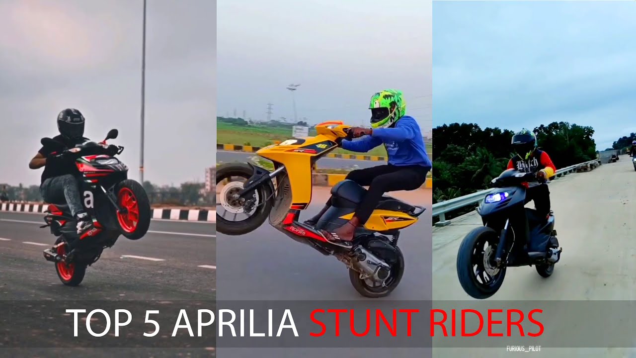 TOP 5 APRILIA STUNT RIDERS