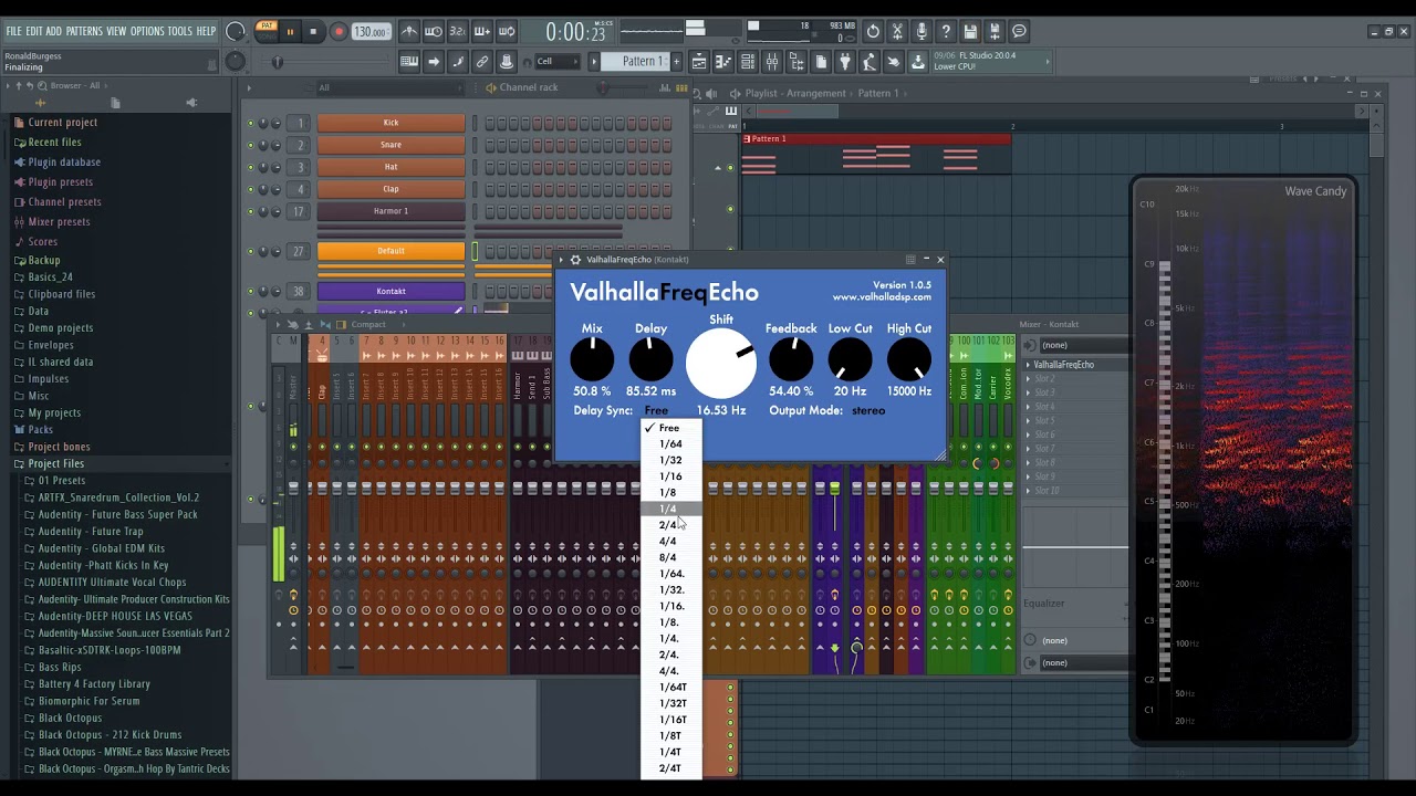 Free VST / AU / AAX Delay - VALHALLA Freq Echo Review