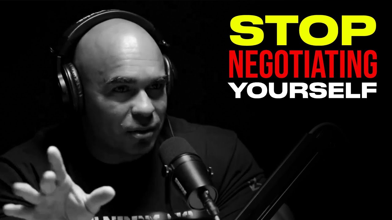 Вам нужно перестать вести переговоры с самим собой.