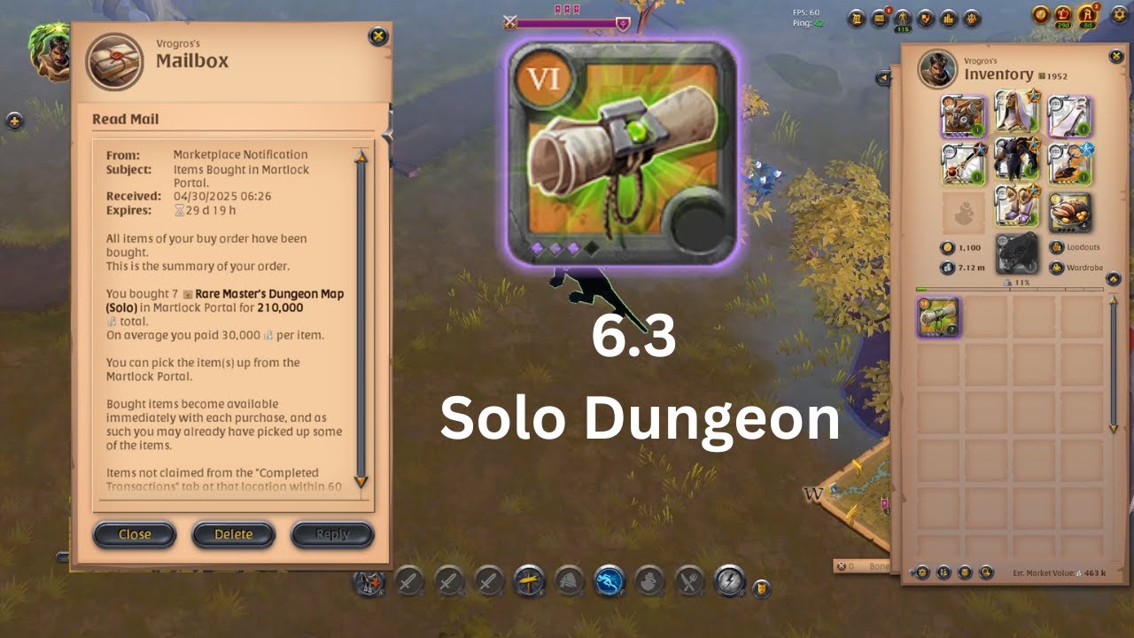 6.3 Solo Dungeon di Yellow Zone! Layak Farming? | Albion Online