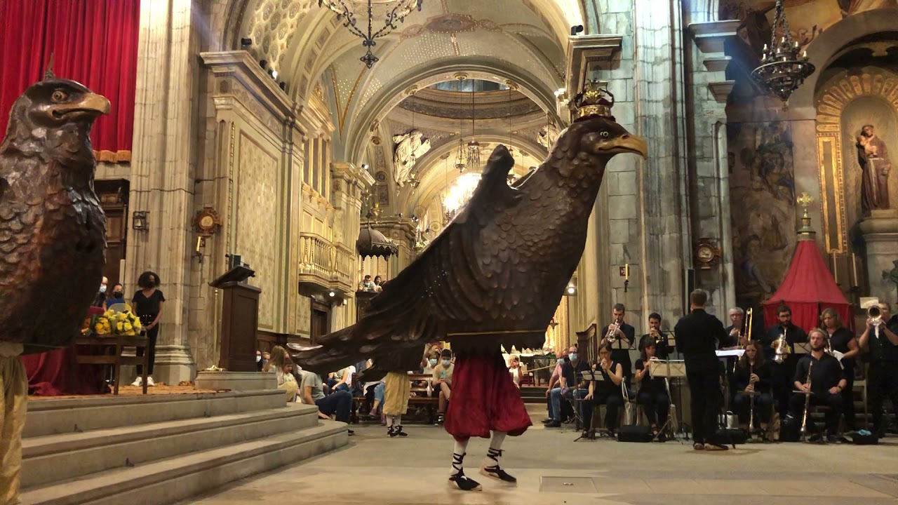 Ball Àliga a la Catedral de Solsona en l'Homenatge a la Mare de Déu del Claustre - Festa Major 2021