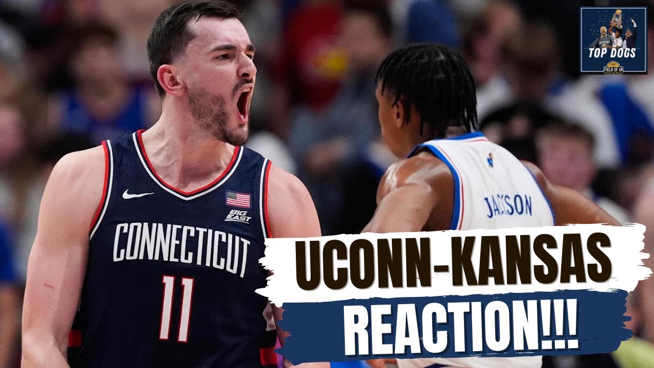 Braylon Mullins has ARRIVED! | Reaction to UConn's win at Kansas | TOP DOGS