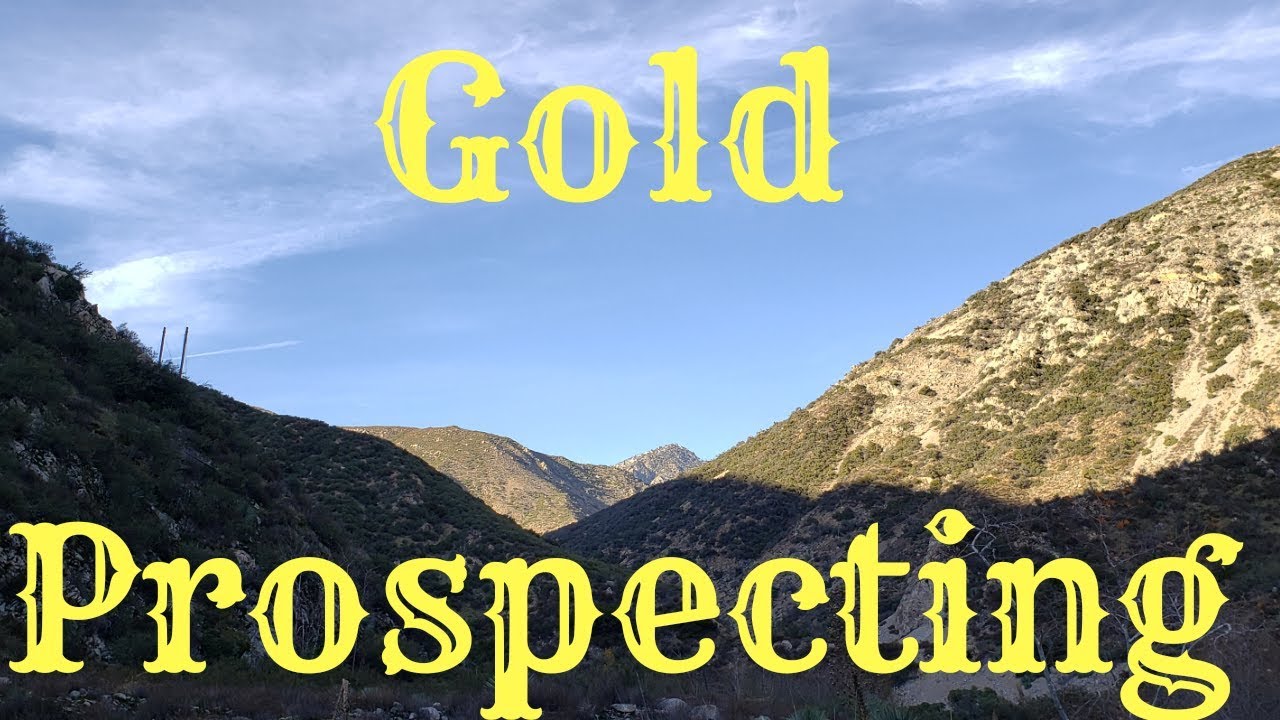 Gold Prospecting: testing a potential new spot.