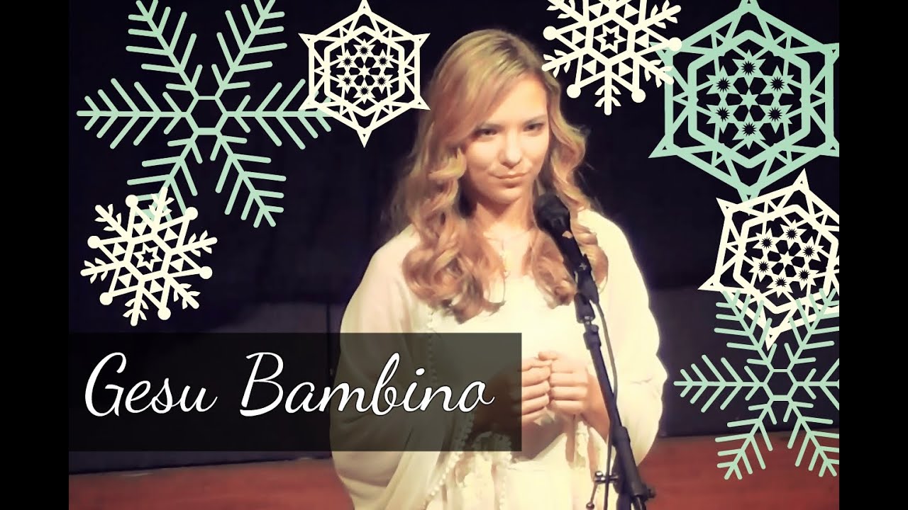 Gesu Bambino (Christmas song - Luciano Pavarotti & David Archuleta) by 14 year old Agne G.