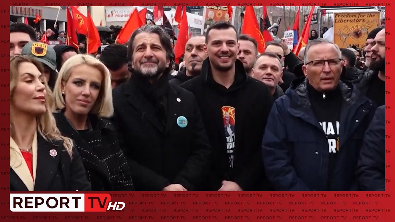 Festë dhe protestë, Kosova 18 vite e pavarur!Mijëra shqiptarë kërkojnë drejtësi për liderët e UÇK-së
