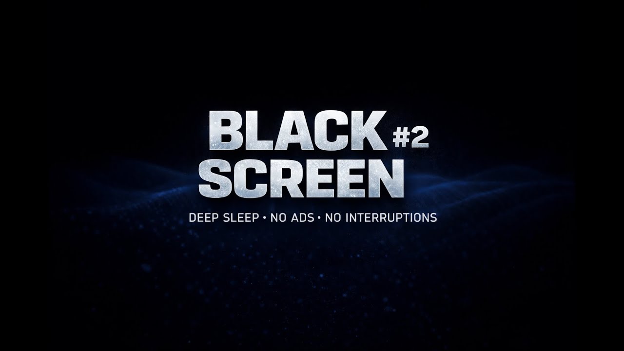 8 HOURS Black Screen Sleep #2 • 432 Hz + 528 Hz Waves | Deepest Sleep • No Ads • No Interruptions