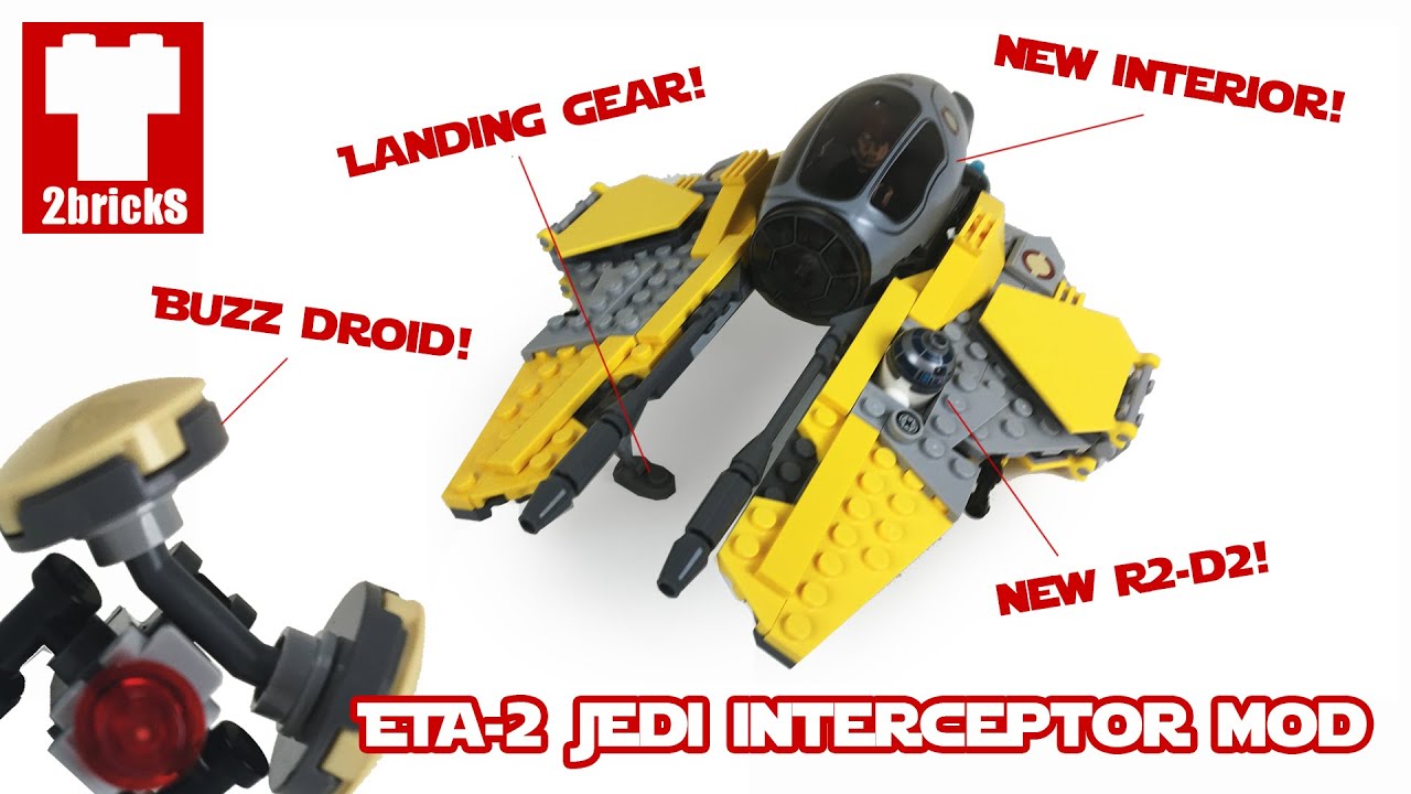 2bricks LEGO Jedi Interceptor set 75281 Modification!