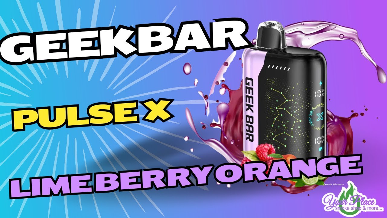 🍊 Geek Bar Pulse X &ndash; Lime Berry Orange Is WILD 🤯 | Orgy of Flavor?! | Your Place Smoke Shop 💨